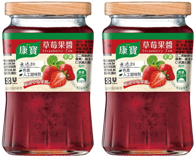 Knorr 康寶 草莓果醬, 200g, 2罐
