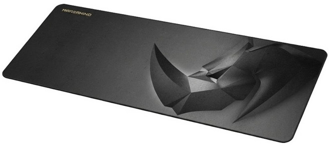 MARSRHINO 火星犀牛 防潑水 大型遊戲滑鼠墊 CONCRETE XL(900 x 350 x 4mm), 犀牛灰, 1個