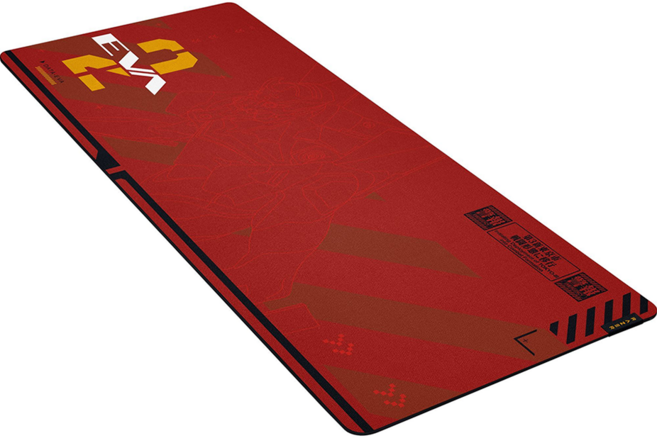 RAZER 雷蛇 Gigantus 巨甲蟲 V2 EVA聯名款 XXL 滑鼠墊 編織紋理 防滑底部 紅色 1個 RZ02-03334700-R3A1