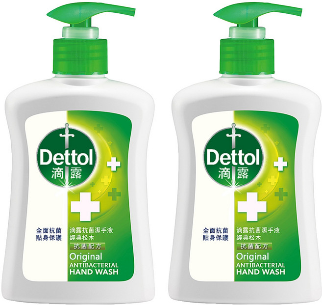 Dettol 滴露 潔手液 經典松木清香, 250ml, 2件