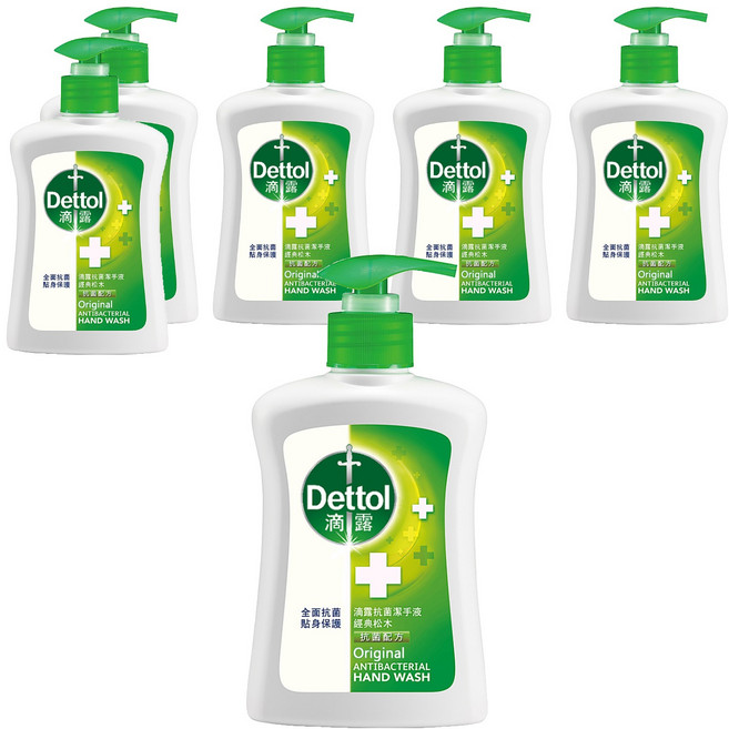 Dettol 滴露 潔手液 經典松木清香, 250ml, 6件