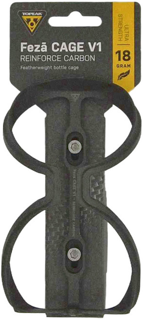 TOPEAK Feza Cage V1 加強包覆型水壺架, 黑色, 1個
