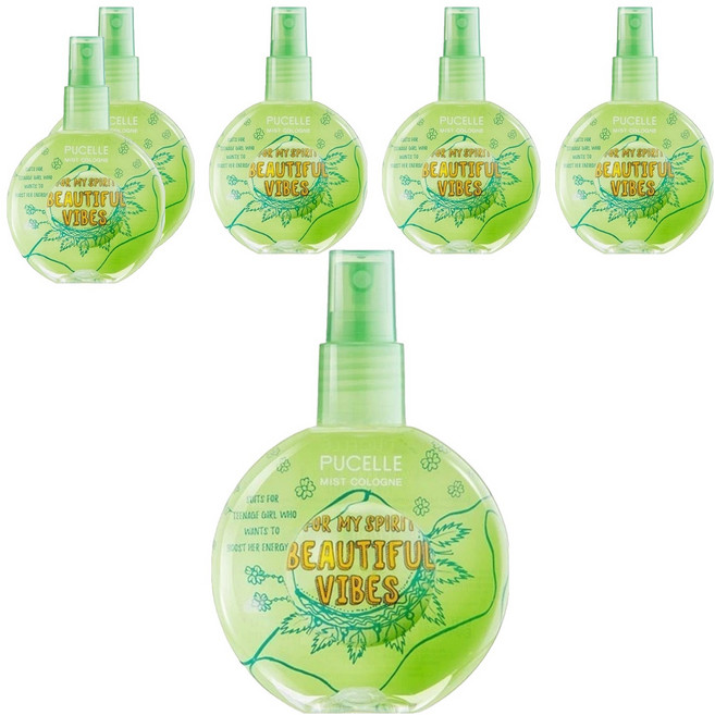 Pucelle香氛噴霧 活力四射, 150ml, 6瓶