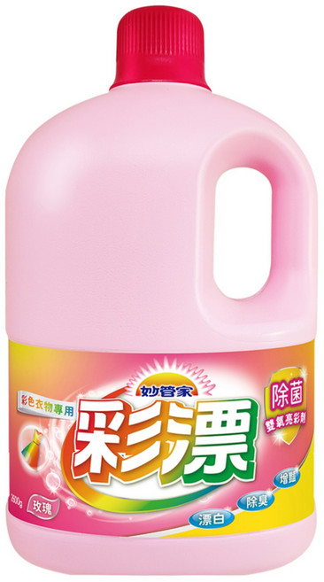 Magic Amah 妙管家 彩色漂白水 玫瑰花香, 2.6kg, 1桶