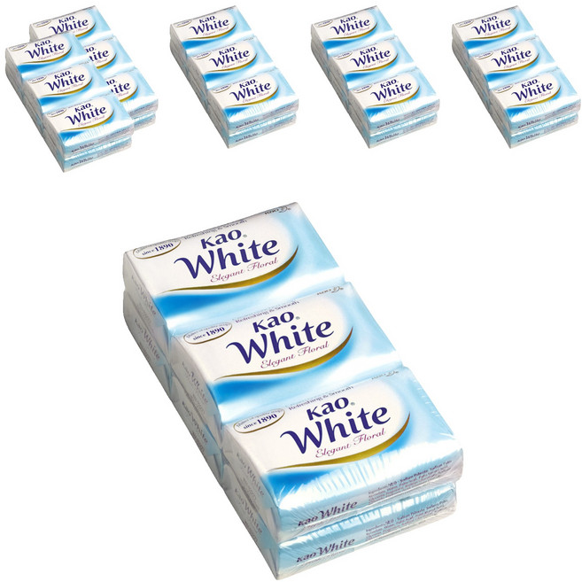 Kao 花王 White 台灣公司貨 香皂 優雅花香, 130g, 36個