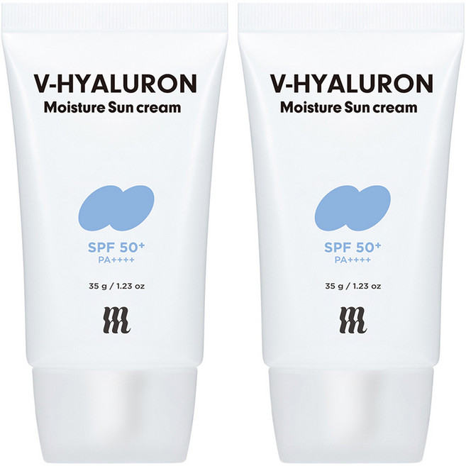 MERZY V玻尿酸保濕防曬乳 SPF50+ PA++++, 35g, 2條