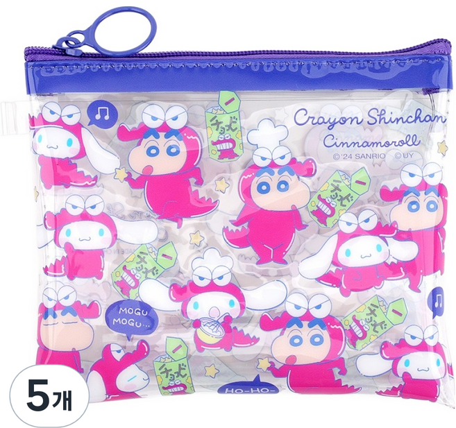 Sanrio 三麗鷗 大耳狗喜拿 蠟筆小新 透明輕薄收納包