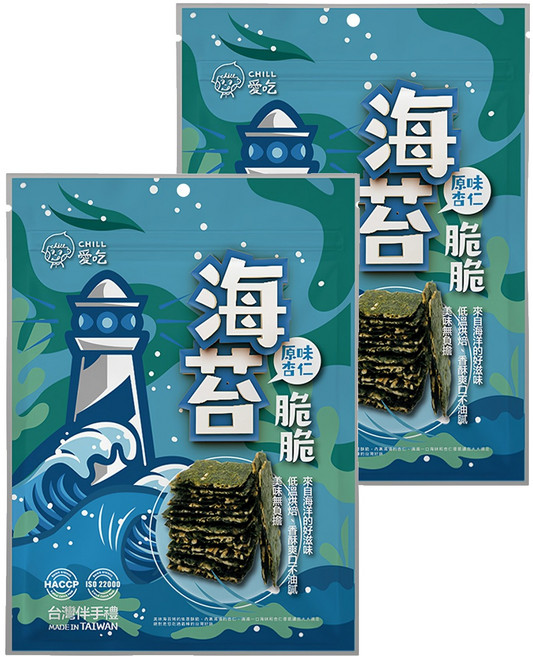 CHILL 愛吃 海苔脆脆, 32g, 2個