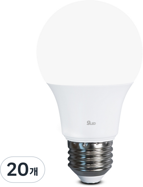 Gunsik LED燈泡 8W 燈泡 燈具, 晝光色, 20個