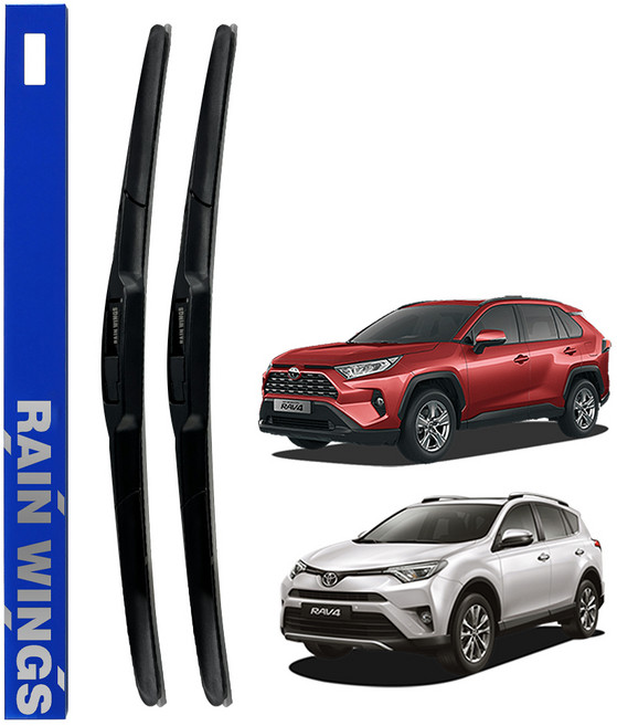 RAIN WINGS 豐田 New RAV4 Matrix 前雨刷組 4代 5代, 1套