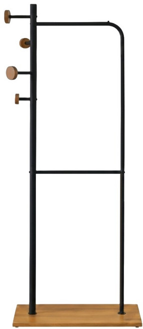 HOPMA 合馬家具 風格造型衣架 直式衣帽架 台灣製造 拼版柚木 600 x 300 x 1650mm