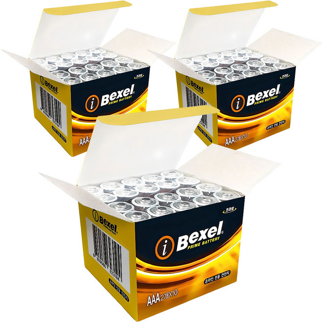 SM Bexel AAA鹼性4號電池, 20顆, 3盒
