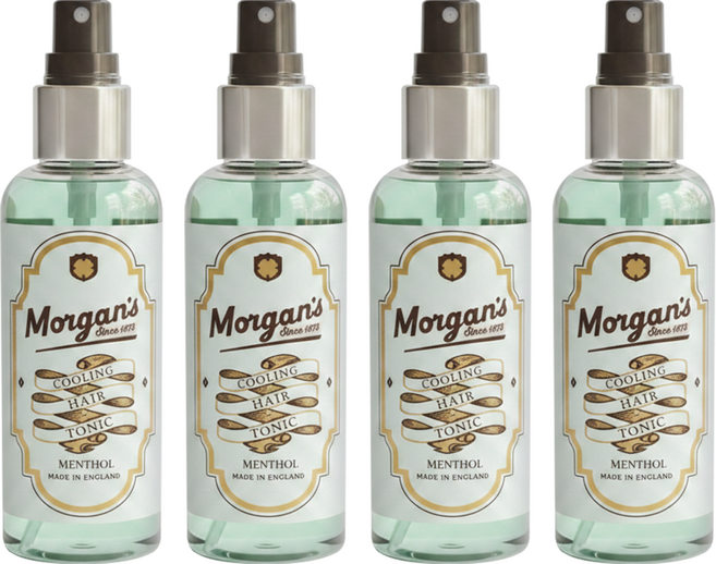 Morgan's Pomade 摩根氏 頭皮調理水 涼感, 100ml, 4瓶
