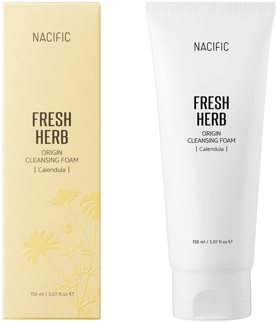NACIFIC 清新草本金盞花洗面乳, 150ml, 1條