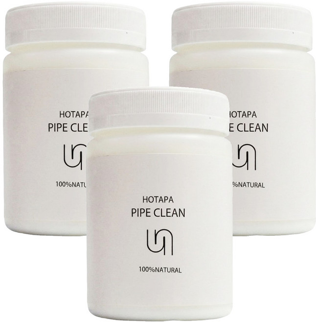 日本HOTAPA 排水管清潔粉, 200g, 3罐