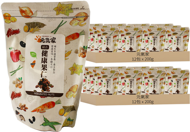 元氣家 綜合健康果仁, 24個, 200g