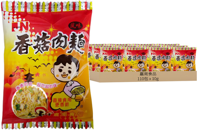 嘉南食品 香菇肉麵 22包, 220g, 5袋