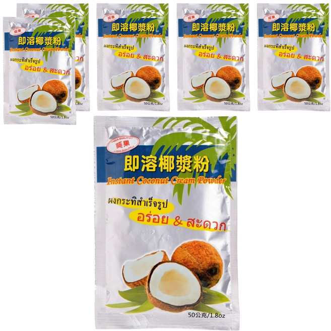 QUA-QUALITY 葵果 即溶椰漿粉, 50g, 6包