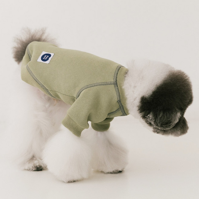 PETSLAND 狗狗 Linea 刷毛 T恤, 卡其色, 1個