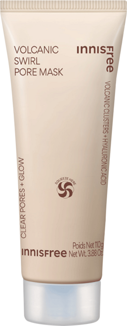 INNISFREE 台灣公司貨 火山泥雙效毛孔潔淨面膜 110g, 1入, 1條