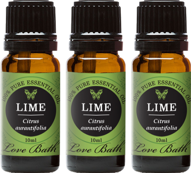 Love bath 香氛精油 萊姆, 10ml, 3個
