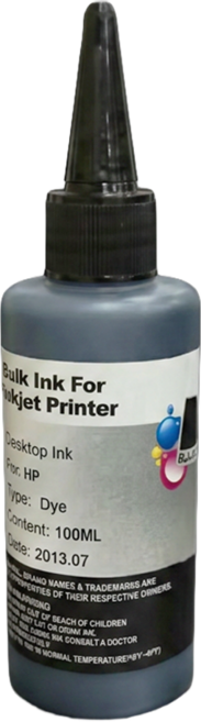 NEXTPAGE 台灣榮工 HP全系列 Dye Ink 可填充染料墨水瓶 100ml, 黑色, 1個