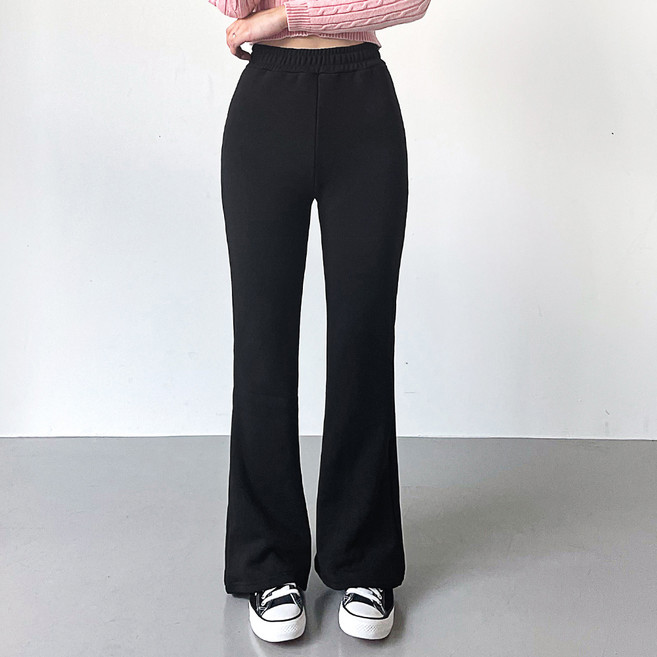 jalbba jean 女款 Illa 絨毛內刷毛 鬆緊帶 靴型褲