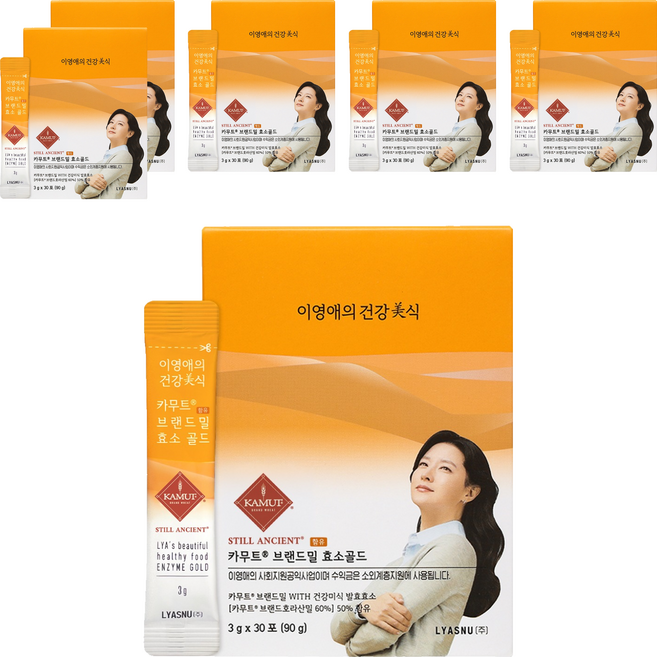 KAMUT 李英愛的健康美食 品牌Meal 黃金酵素, 6個, 90g