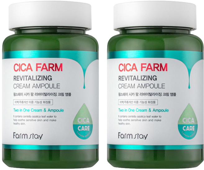 Farm stay 植物莊園 積雪草活膚霜安瓶, 250ml, 2罐