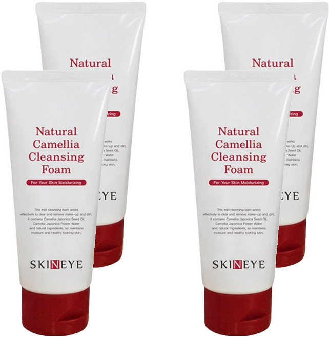 SKINEYE 山茶花泡沫潔顏乳, 120ml, 4條