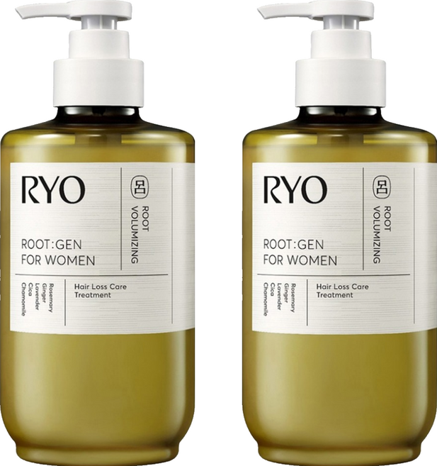 RYO 呂 RU:ROOT 女性專用掉髮症狀專業護理護髮素, 353ml, 2個