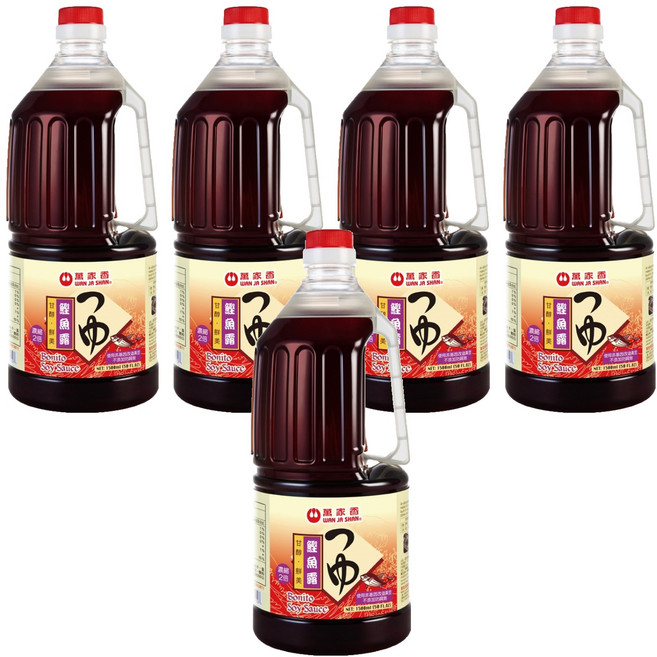 萬家香 鰹魚露, 1.5L, 5瓶