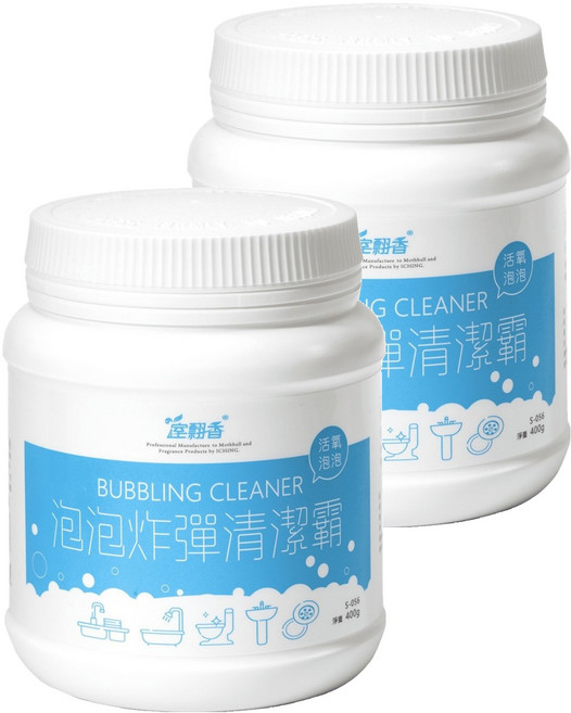 室翲香 泡泡炸彈清潔霸 S-056, 400g, 2罐
