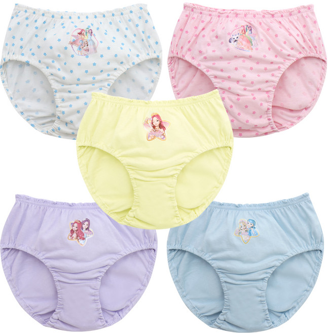 PremierFam 女童 Secret Jouju Lovey 三角內褲 5件套組