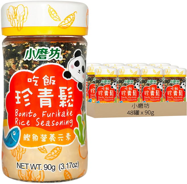 小磨坊 吃飯珍青鬆 鰹魚營養元素, 90g, 48罐