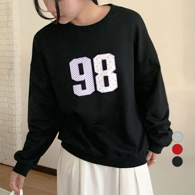 afinar 女款復古98圖案運動衫