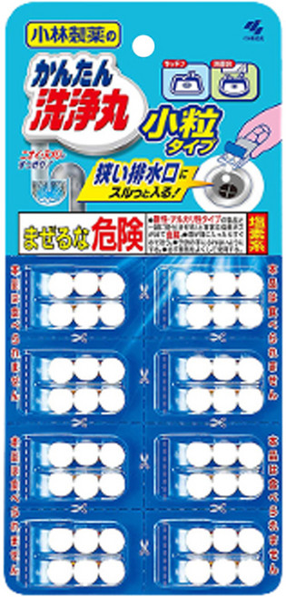 KOBAYASHI 小林製藥 排水管 消臭洗淨丸 小顆粒型 48錠入, 26.4g, 1組