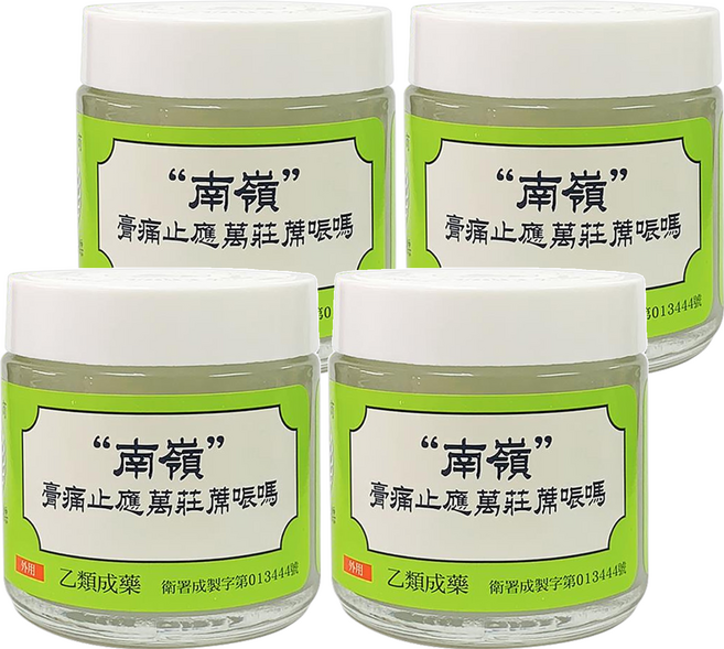 嶺南 萬應止痛膏, 65g, 4罐
