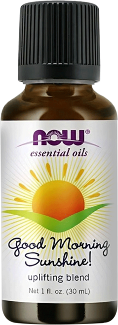 NOW Foods 靈光乍現複方純精油, 檸檬 + 薄荷 + 冬青 + 羅勒 + 迷迭香 + 葡萄柚, 30ml, 1瓶