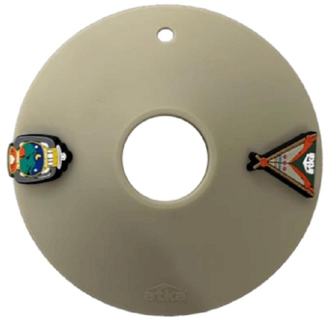 atka 露營燈燈罩 136 x 136 x 34mm 47g, 米色, 1個