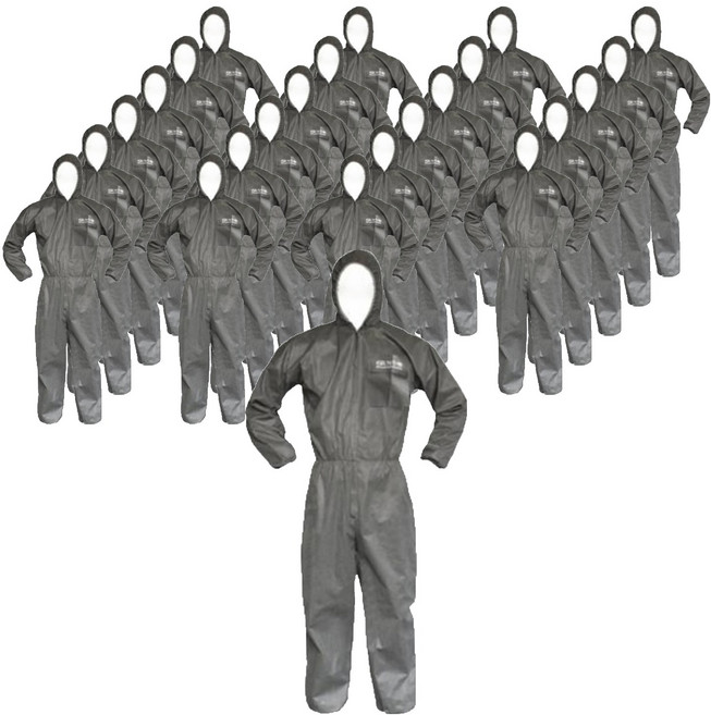 GUARDMAN PP 連身工作服, 灰色, 24個