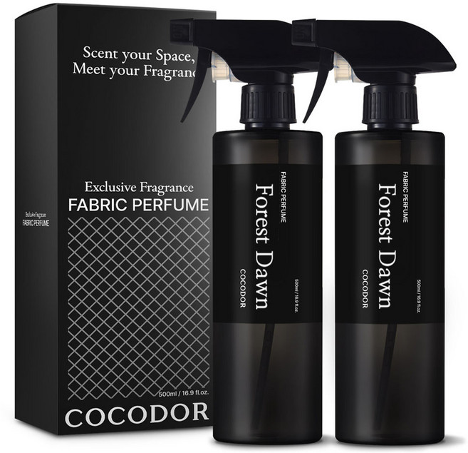 COCODOR 珂珂朵爾 織物香氛除臭劑 森林晨曦 正裝, 2個, 500ml