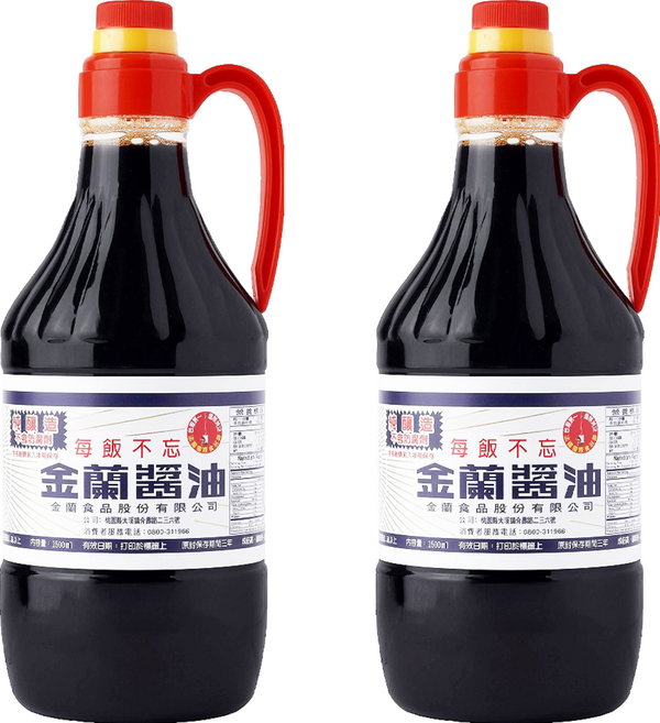 KIMLAN 金蘭 醬油, 1.5L, 2瓶