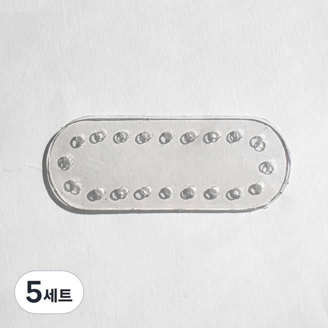 Yarna PVC 包包底板 橢圓形 迷你 10.5 x 4 cm 套組, 5套, 透明