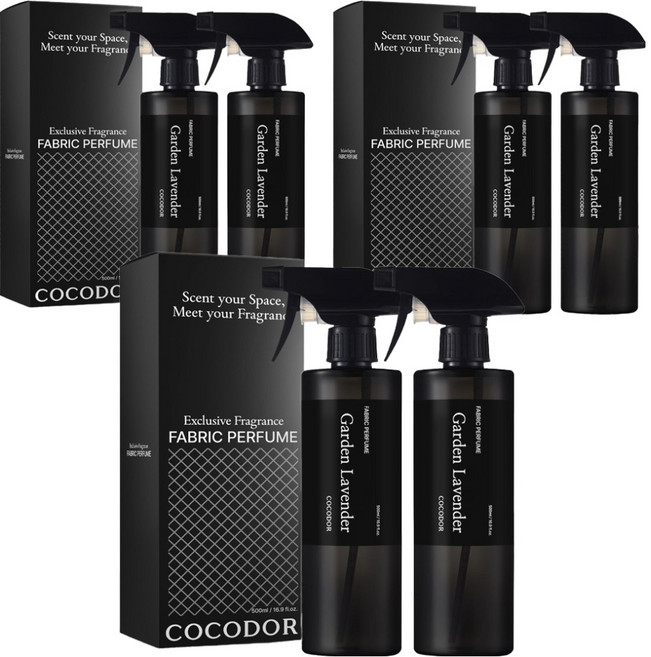 COCODOR 珂珂朵爾 衣物除臭劑 花園薰衣草 正裝, 6個, 500ml