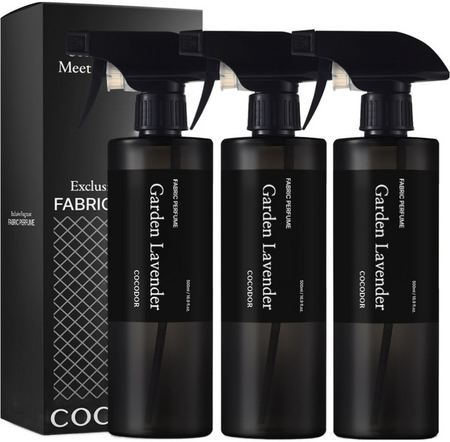 COCODOR 珂珂朵爾 衣物除臭劑 花園薰衣草 正裝, 3個, 500ml