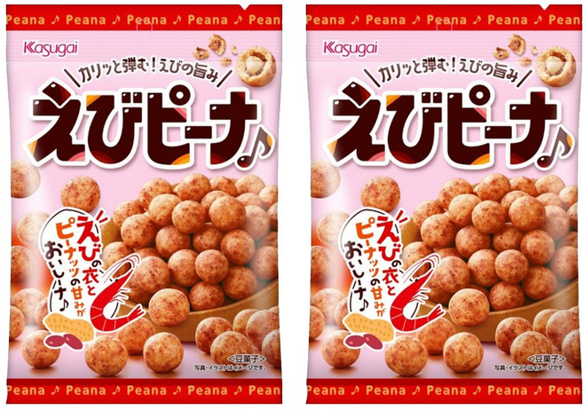 Kasugai 春日井 蝦味花生豆, 62g, 2包