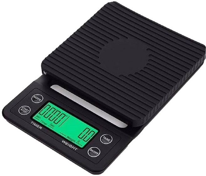 卡特屋 專業版手沖咖啡秤 附AAA電池 x 2 + 隔熱墊, 單一商品, 1組