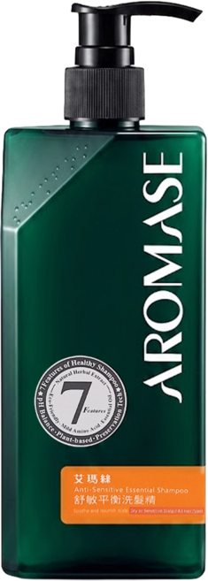 AROMASE 艾瑪絲 舒敏平衡洗髮精 適用一般髮質/中乾性/敏感性頭皮者, 400ml, 1件