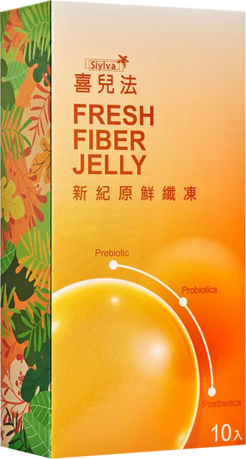 Siylva 喜兒法 a莎依 新紀原鮮纖凍 水蜜桃味, 15g, 10包, 1盒